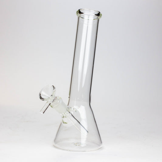 8" Clear glass beaker water bong [ WF001 ]_0