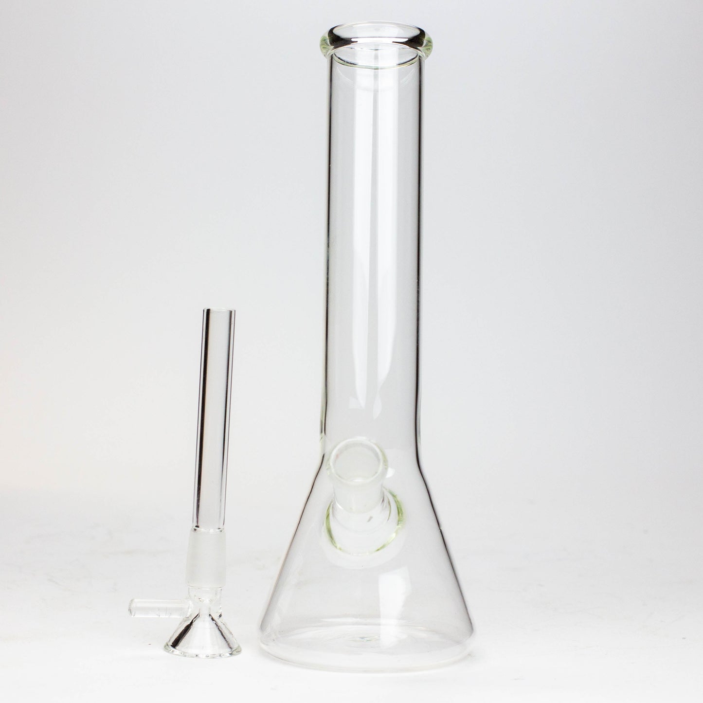8" Clear glass beaker water bong [ WF001 ]_5