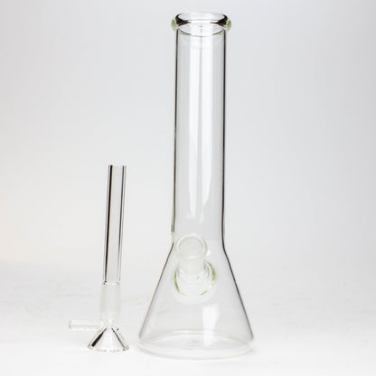 8" Clear glass beaker water bong [ WF001 ]_5