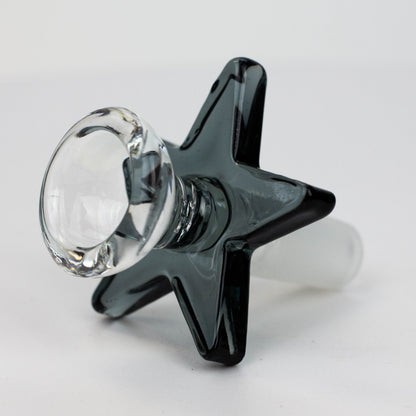 Thick glass bowl with star handle_7