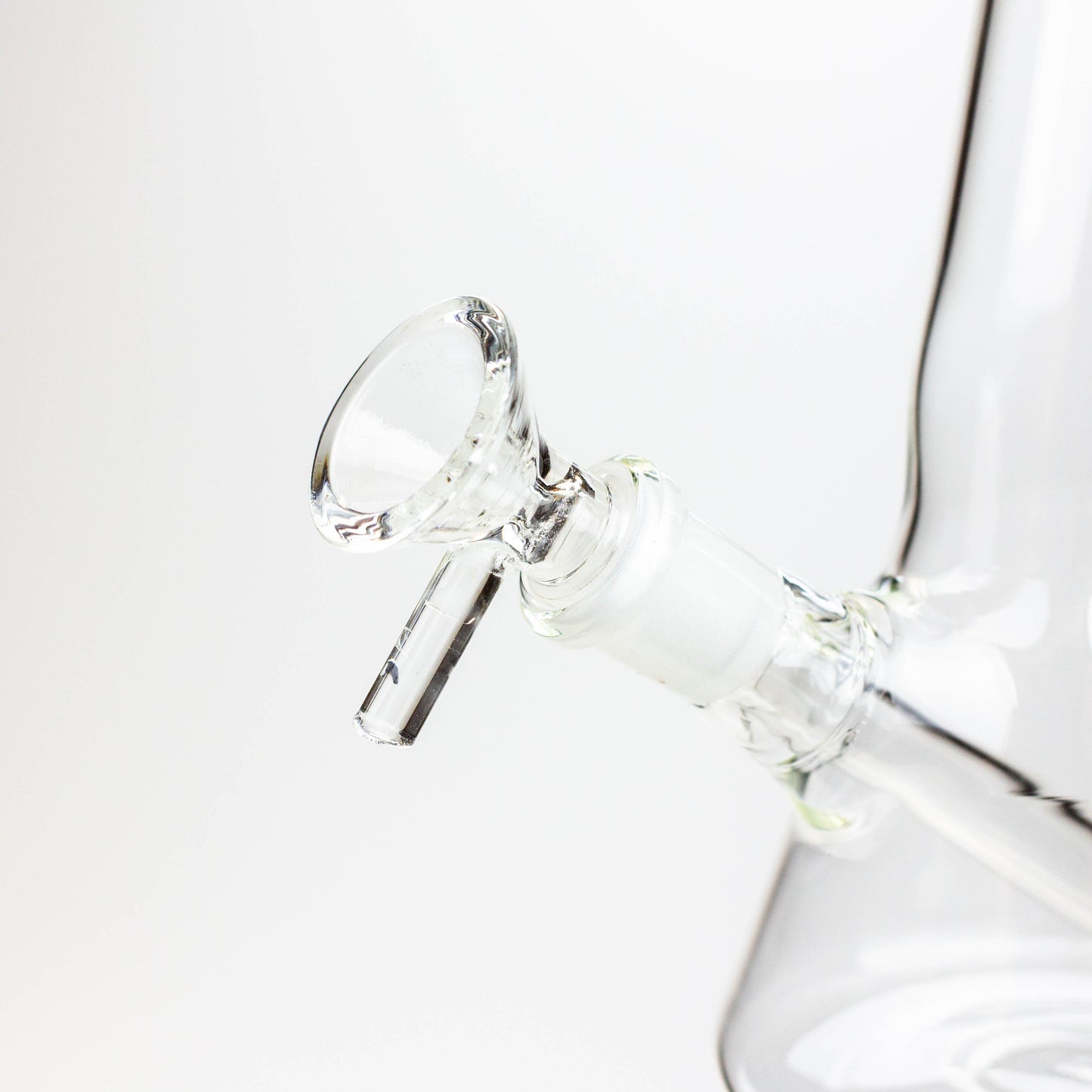 8" Clear glass beaker water bong [ WF001 ]_4