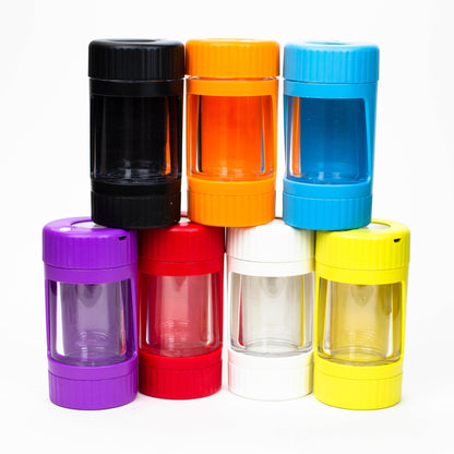 4-in-1 LED Magnify Jar with a grinder and one hitter_0