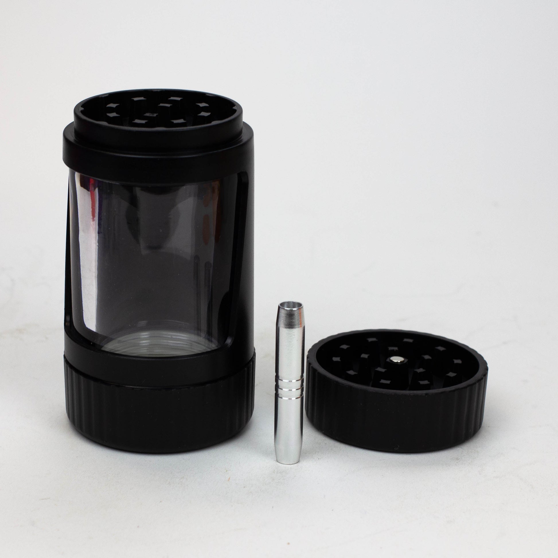 4-in-1 LED Magnify Jar with a grinder and one hitter_7