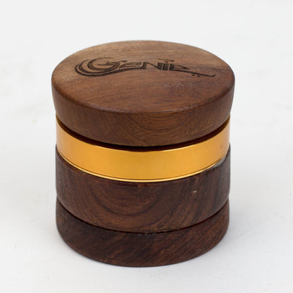 Genie 4 parts wooden cover grinder gift set_2