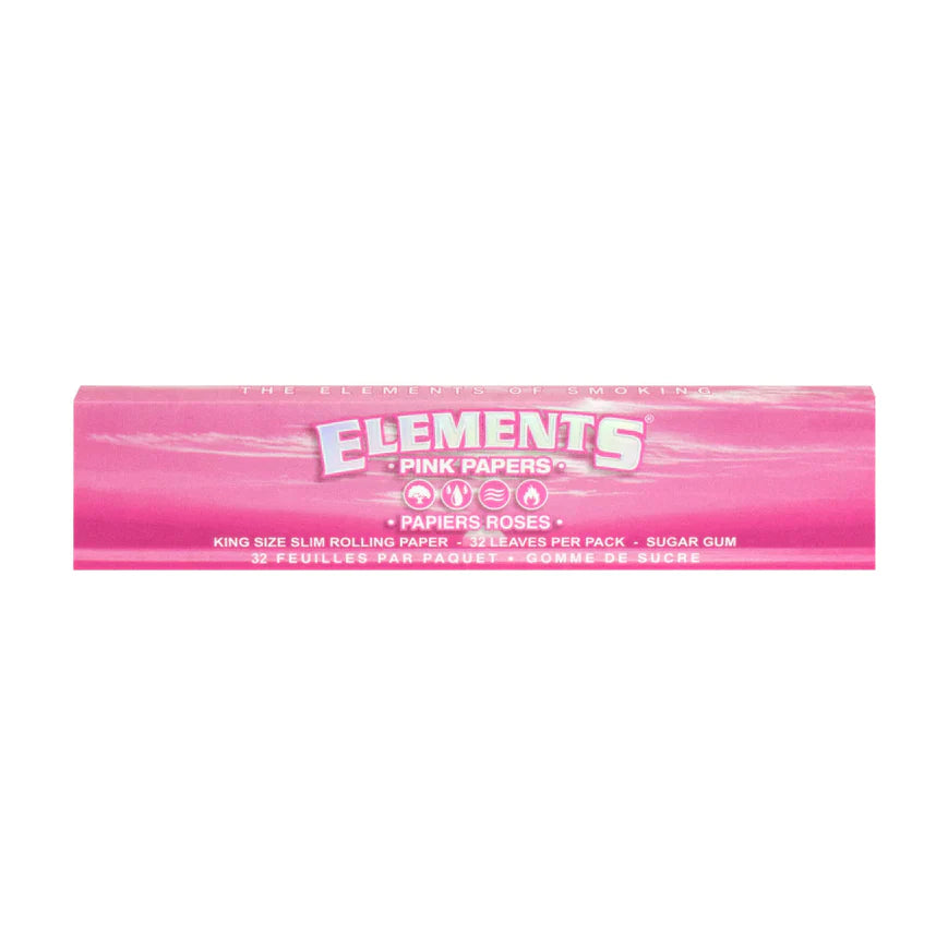 Elements Pink smoking Papers King Slim_1