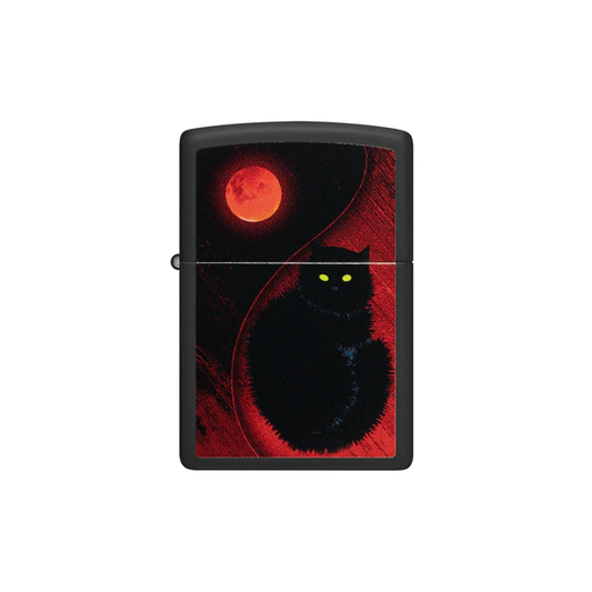 Zippo 48453 Black Cat Design_0